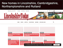Tablet Screenshot of lincolnshiretoday.net